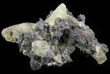 Calcite Crystal Clusters in Dolomite Matrix - Missouri #91116-2